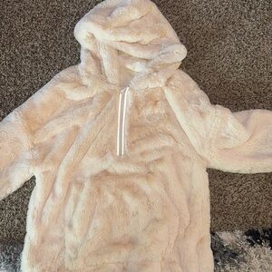 Cozy Cream Fleece Hoodie
